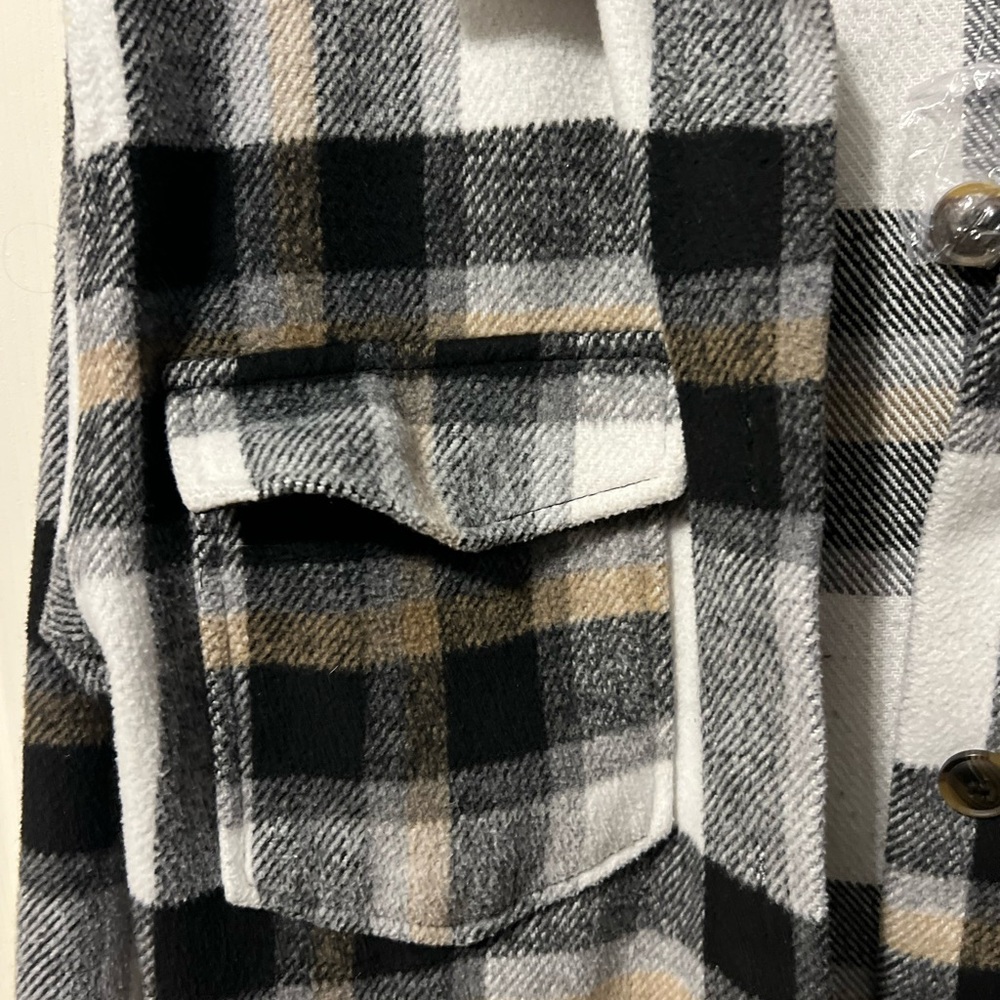 Love Tree Women’s Heavy Shirt Coat /Shacket - Picture 5 of 16